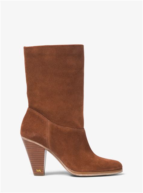 michael kors divia suede ankle boot|michael kors waterproof boots.